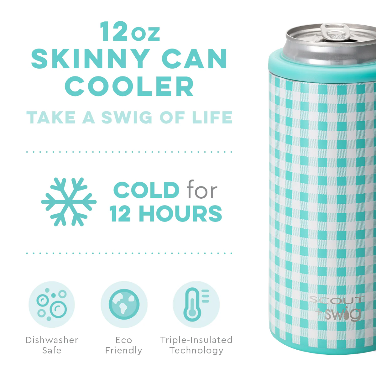 BARNABY CHECKHAM 12OZ SKINNY CAN COOLER - Image 3