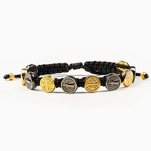 BENEDICTINE BLESSING BRACELET - BLACK MEDALS - Image 7