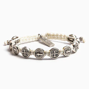 BENEDICTINE BLESSING BRACELET - SILVER MEDALS - Image 3