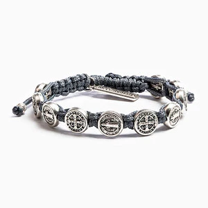 BENEDICTINE BLESSING BRACELET - SILVER MEDALS - Image 4