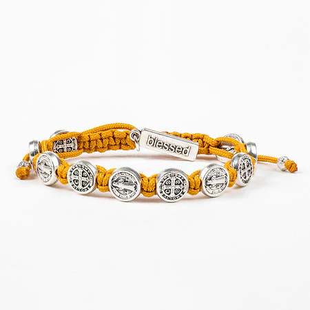 BENEDICTINE BLESSING BRACELET - SILVER MEDALS - Image 6
