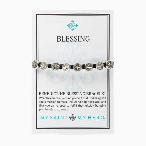 BENEDICTINE BLESSING BRACELET - SILVER MEDALS - Image 8