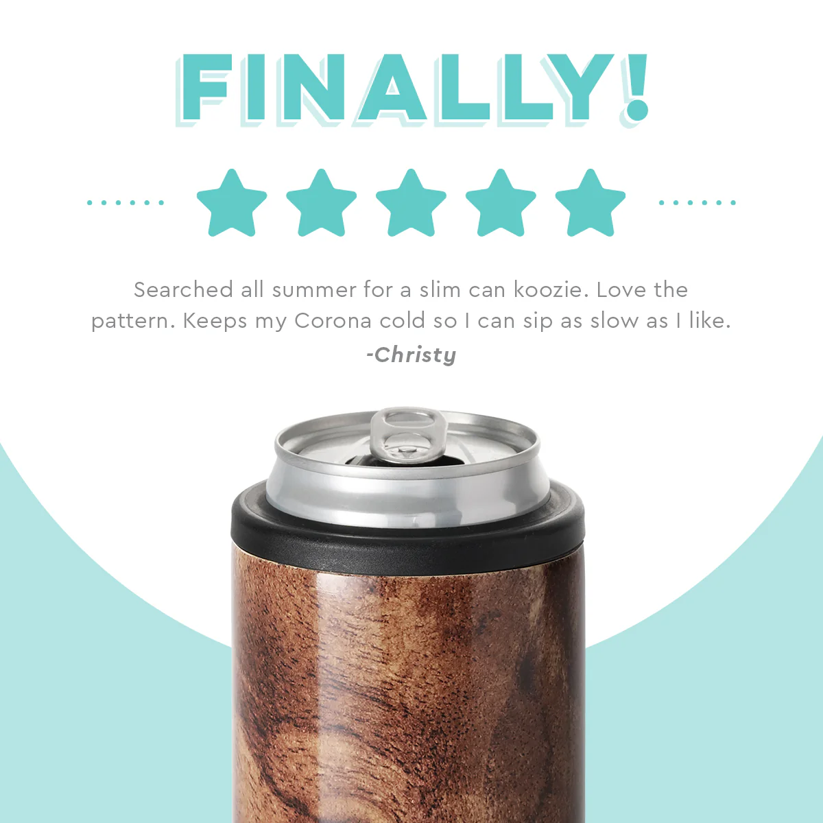 BLACK WALNUT 12OZ SKINNY CAN COOLER - Image 6