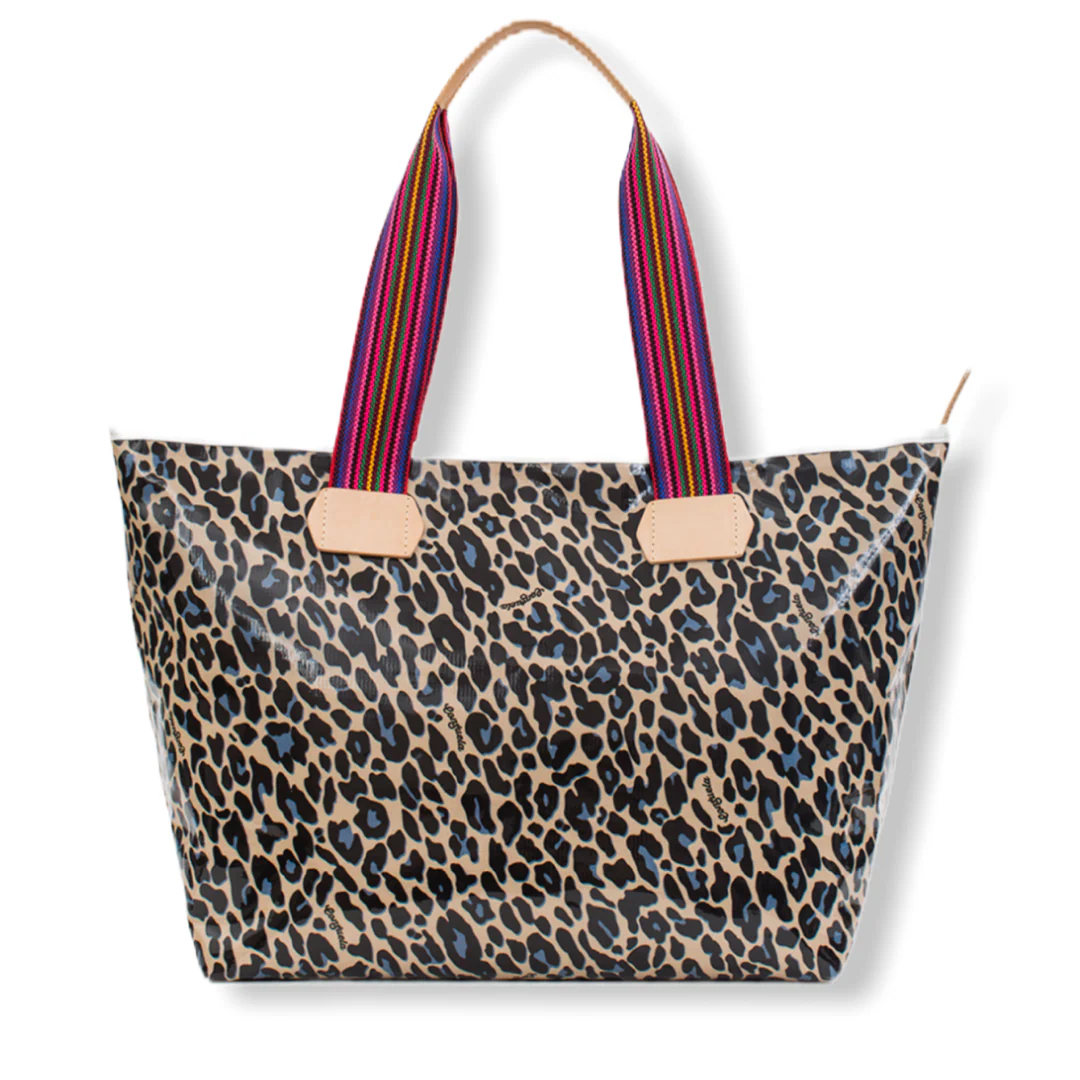 BLUE JAG ZIPPER TOTE - Image 4