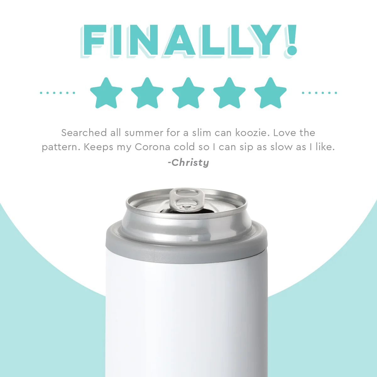 DIAMOND WHITE 12OZ SKINNY CAN COOLER - Image 6